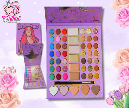 PALETA DE MAQUILLAJE BICHOTA ROJO -KEVIN & COCO