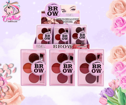 MINI PALETA DE SOMBRAS DE CEJAS BROW- REVEL PROFESSIONAL