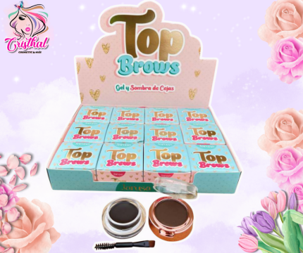 GEL Y SOMBRAS PARA CEJAS TOP BROWS -JARUSA