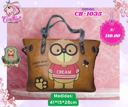 CARTERA CB-1035 - CREAM BEAR