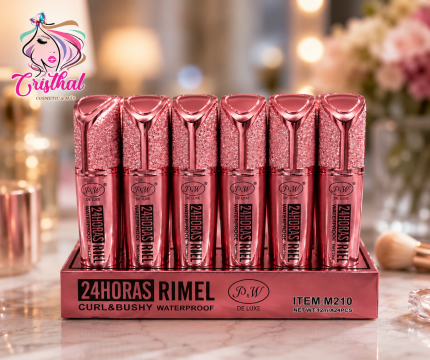 RIMEL DE PESTAÑAS 24HORAS CURL & BUSHI - P&W