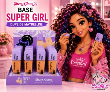 BASE DE MAQUILLAJE SUPER GIRL-SHERY GLAM